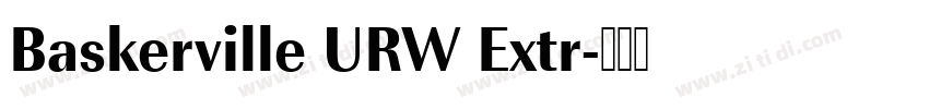Baskerville URW Extr字体转换